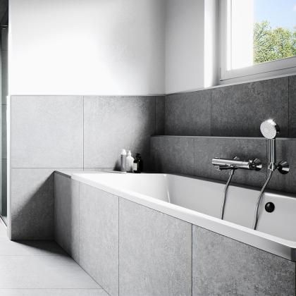 Vollausgestattetes Badezimmer